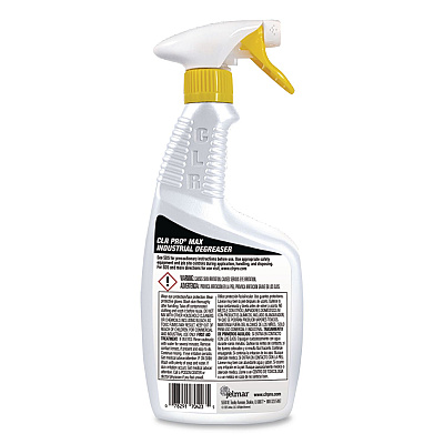CLR PRO MAX Industrial Degreaser, 32 oz Spray Bottle, 6/Carton (DGR32PROMCT)