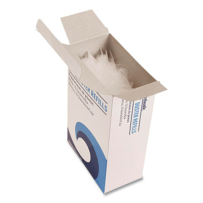 Boardwalk 180 Duster Refills, Soft Fluffy Fibers, White, 10 Dusters/Box, 4 Boxes/Carton (DUSTER180)