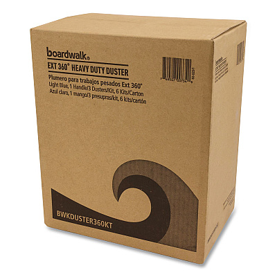 Boardwalk Extension 360 HD Duster Kit, 18" to 36", (1) Handle and (3) Dusters/Kit, 6 Kits/Carton (DUSTER360KT)