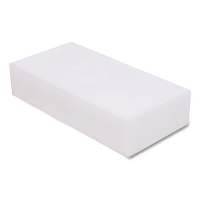Boardwalk Eraser Pads, 2.5 x 4.5, 1" Thick, White, 6 Pads/Pack, 6 Packs/Carton