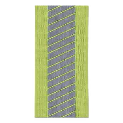 ergodyne GloWear 8100 Hi-Vis Arm/Leg Band with Hook and Loop, Large/X-Large, Lime, 2/Pack (29018)