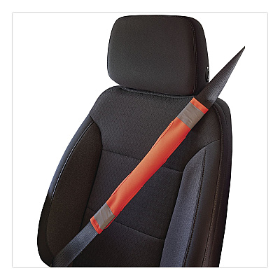 ergodyne GloWear 8105 Hi-Vis Seat Belt Cover, 2.17" x 16.54", Orange (29035)