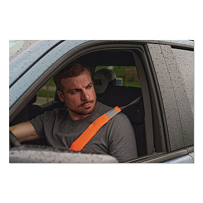 ergodyne GloWear 8105 Hi-Vis Seat Belt Cover, 2.17" x 16.54", Orange (29035)