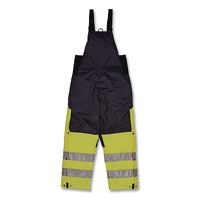 ergodyne N-Ferno 6479 Hi-Vis Freezer Bib Overalls, 5X-Large, Lime (41289)