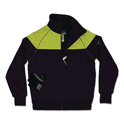 ergodyne N-Ferno 6474 Insulated Cooler Jacket, Medium, Navy (41293)