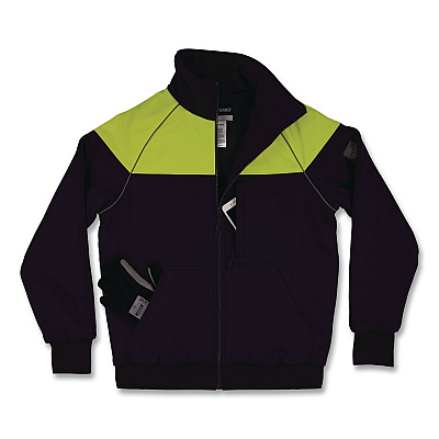ergodyne N-Ferno 6474 Insulated Cooler Jacket, 2X-Large, Navy (41296)