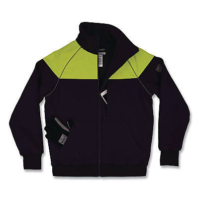 ergodyne N-Ferno 6474 Insulated Cooler Jacket, 3X-Large, Navy (41297)