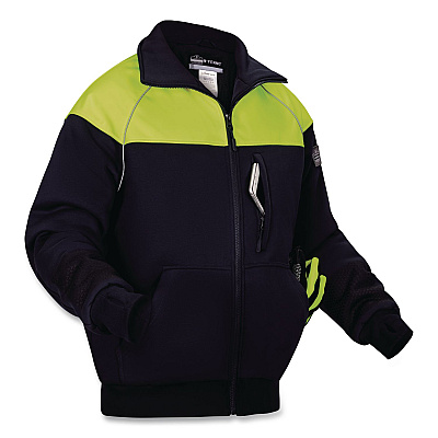 ergodyne N-Ferno 6474 Insulated Cooler Jacket, 4X-Large, Navy (41298)