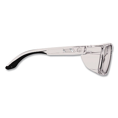 ergodyne Skullerz SIXTEN Anti-Scratch/Enhanced Anti-Fog Safety Glasses with Side Shields, Clear Polycarbonate Frame/Lens (58210)