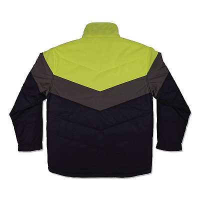 ergodyne N-Ferno 6464 Insulated Freezer Jacket with AmpliFIRE Heat Reflective Lining, 5X-Large, Navy (41139)