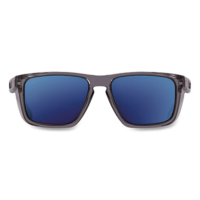 ergodyne Skullerz SIXTEN Anti-Scratch/Enhanced Anti-Fog Safety Glasses w/Side Shield, Polarized Mirrored Lens, Translucent Smoke, Blue (58240)