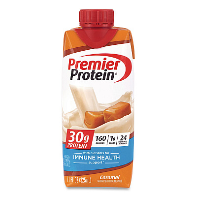Premier Protein Caramel Shake, 11 oz Bottle, 15/Carton (22002616)