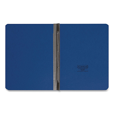 Smead Prong Fastener Pressboard Report Cover, Two-Piece Prong Fastener, 3" Capacity, 8.5 x 11, Dark Blue/Dark Blue, 25/Box (2750880)