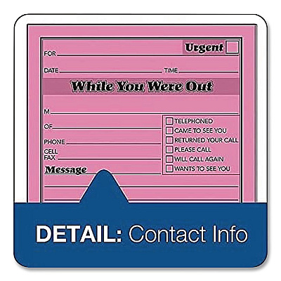 Adams While You Were Out Memo Pad, One-Part (No Copies), 4.25 x 5.5, 50 Forms/Pad, 24 Pads/Pack (9711)