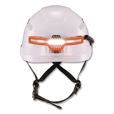 ergodyne Skullerz 8886 Wide Beam Headlamp with Hard Hat Mount and Rechargeable Power Bank (60295)