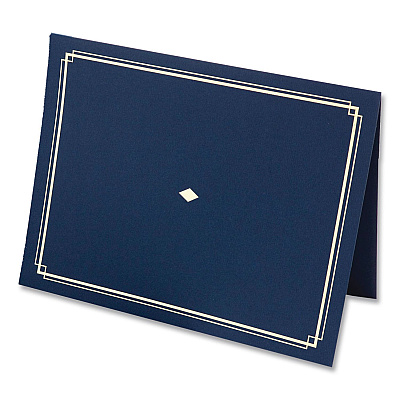 Gartner Studios Certificate Holders, 9.5 x 12, Blue/Gold, 6/Pack (35005)