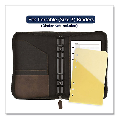 AT-A-GLANCE Day Runner Storage Pockets, 6.75 x 3.75, Assorted Colors, 4/Pack (43175)