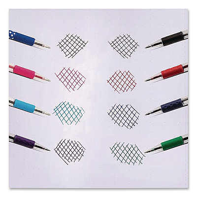 Pentel R.S.V.P. Ballpoint Pen, Stick, Fine, 0.7 mm, Assorted Ink and Barrel Colors, 5/Pack (BK90BP5M)