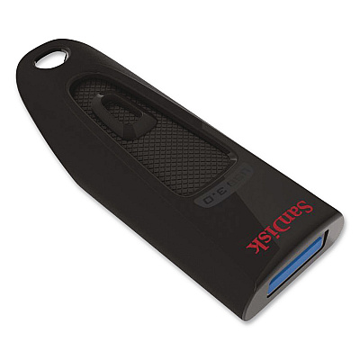Sandisk Ultra USB 3.0 Type A Flash Drive, 32 GB, Black (63891)