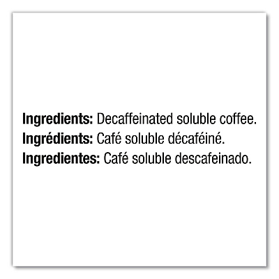 Nescaf Bulk Decaf Ground Coffee, Arabica, 8.81 oz Bag, 4/Carton (72091CT)