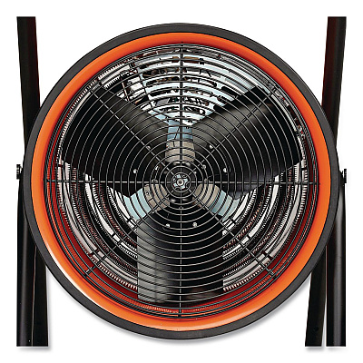 Global Industrial Portable Salamander Heater with Adjustable Thermostat, 30,000 W, 22 x 28 x 38.5, Orange (653674)