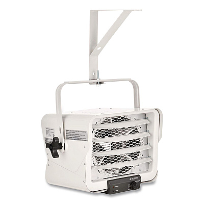 Global Industrial Unit Heater, Horizontal Downflow, Multi-Watt, 5,000 W, 18.31 x 14.75 x 17.5, Gray (653577)