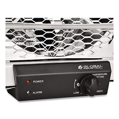 Global Industrial Unit Heater, Horizontal Downflow, Multi-Watt, 5,000 W, 18.31 x 14.75 x 17.5, Gray (653577)