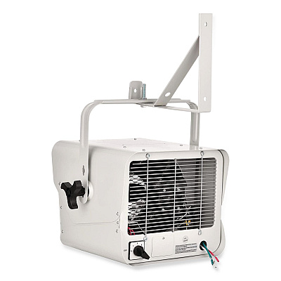 Global Industrial Unit Heater, Horizontal Downflow, Multi-Watt, 5,000 W, 18.31 x 14.75 x 17.5, Gray (653577)