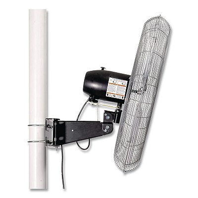 Global Industrial Deluxe Oscillating Fan, Pole or Column Mount, 30", 7,300 CFM, 1/2 hp (293158)