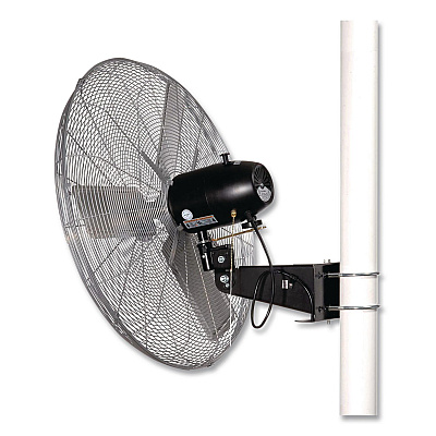 Global Industrial Deluxe Oscillating Fan, Pole or Column Mount, 30", 7,300 CFM, 1/2 hp (293158)
