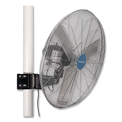 Global Industrial Deluxe Oscillating Fan, Pole or Column Mount, 30", 7,300 CFM, 1/2 hp (293158)