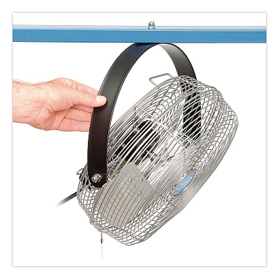 Global Industrial 12" Industrial Workstation Fan, 1,855 CFM, 15 hp (294492)