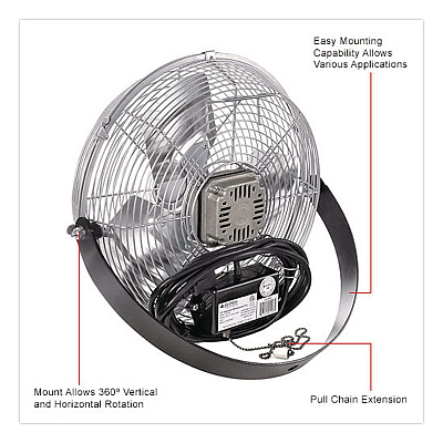 Global Industrial 18" Industrial Workstation Fan, 4,600 CFM, 1/3 hp (294493)