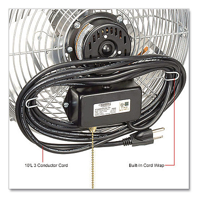 Global Industrial 18" Industrial Workstation Fan, 4,600 CFM, 1/3 hp (294493)