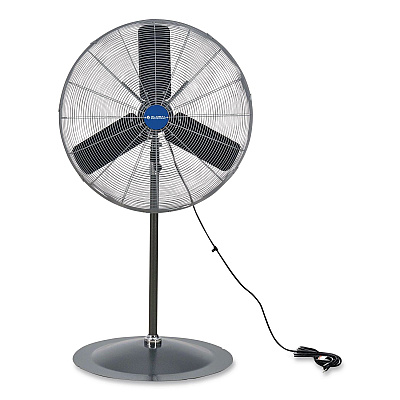 Global Industrial Oscillating Pedestal Fan, 30", 3-Speed, Gray (585280)