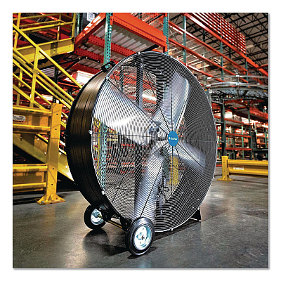 Global Industrial 48" Portable Drum Blower Fan, Black (600555)