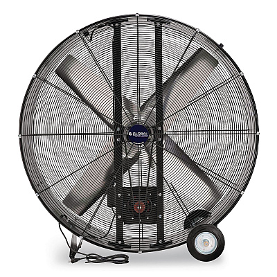 Global Industrial 48" Portable Drum Blower Fan, Black (600555)