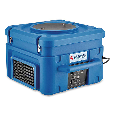 Global Industrial Commercial Air Scrubber and Negative Air Machine with HEPA Filter, 3 Stage, 500 CFM, 115 V (292938)