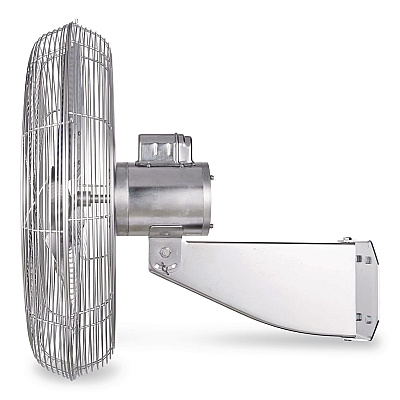 Global Industrial Washdown Wall Mount Fan, 1 Speed, 24" (293018)