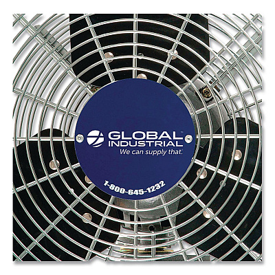 Global Industrial Oscillating Wall Mount Fan, 3 Speed, 24" (607050)