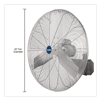 Global Industrial Washdown Wall Mount Fan, 1 Speed, 30" (293019)