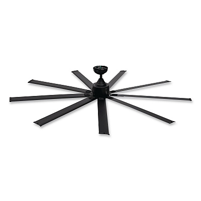 Global Industrial Industrial Ceiling Fan, 72", 6 Speeds, 9,400 CFM, Black (293047)