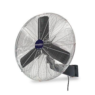 Global Industrial Oscillating Wall Mount Fan, 3 Speed, 24" (607050)