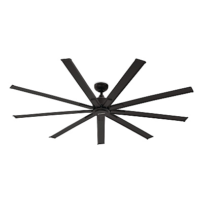 Global Industrial Industrial Ceiling Fan, 72", 6 Speeds, 9,400 CFM, Black (293047)
