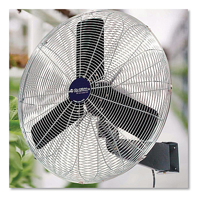 Global Industrial Oscillating Wall Mount Fan, 3 Speed, 30" (607051)