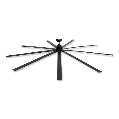 Global Industrial Industrial Ceiling Fan, 108", 6 Speeds, 20,000 CFM, Black (293049)