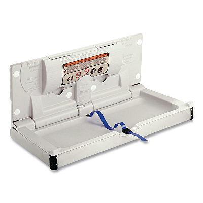 Global Industrial Stainless Steel Baby Changing Station, 34.6 x 17.37, Silver (641448)