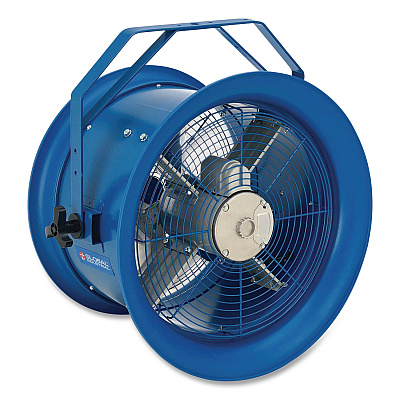 Global Industrial High Velocity Drum Fan with Yoke Mount, 18", Blue (293093)