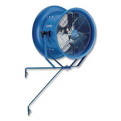 Global Industrial High Velocity Drum Fan with Yoke Mount, 18", Blue (293093)