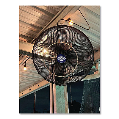 Global Industrial Industrial Wall Mounted Oscillating Fan, 18" (293129)